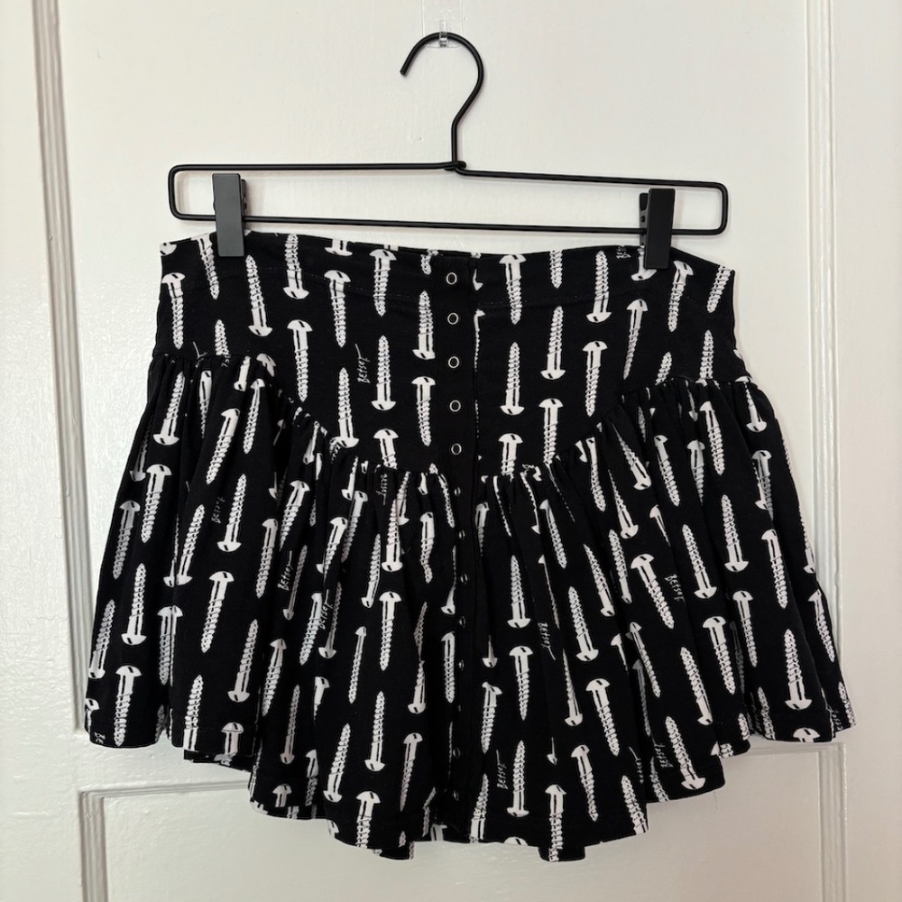 Betsey Johnson Vintage Inspired Flounce Mini Skirt - Size L